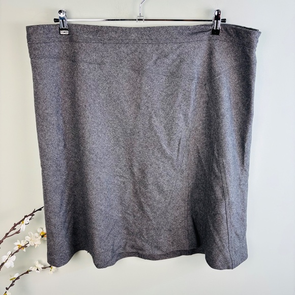 Merona A Line Wool Skirt Size 24W - Picture 1 of 3